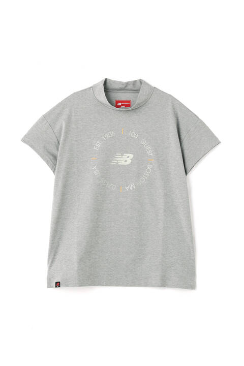 メランジベア天竺 半袖 モックネック プルオーバー (WOMENS METRO)