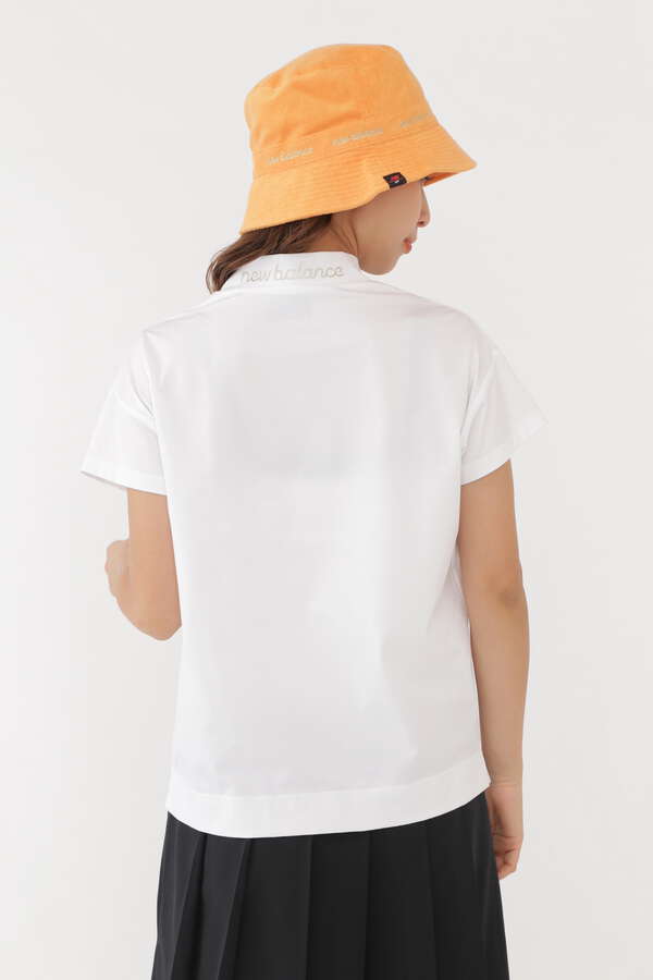 メランジベア天竺 半袖 モックネック プルオーバー (WOMENS METRO)