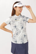 フラワー 半袖 モックネック プルオーバー (WOMENS METRO)