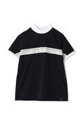 メッシュロゴ 半袖 モックネック プルオーバー (WOMENS SPORT)