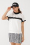 メッシュロゴ 半袖 モックネック プルオーバー (WOMENS SPORT)