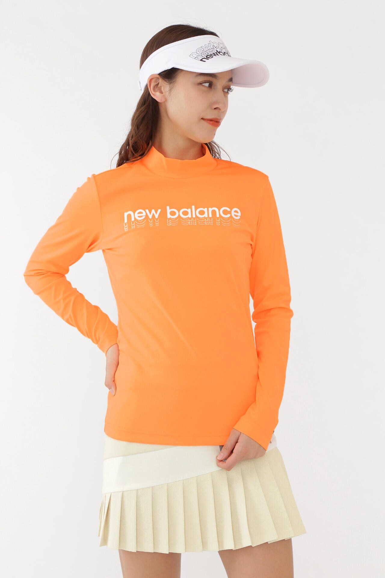 new balance golf】長袖 モックネック プルオーバー (WOMENS SPORT)