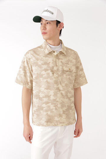 グラフチェックカモ ハーフスリーブ アウターシャツ (MENS METRO)