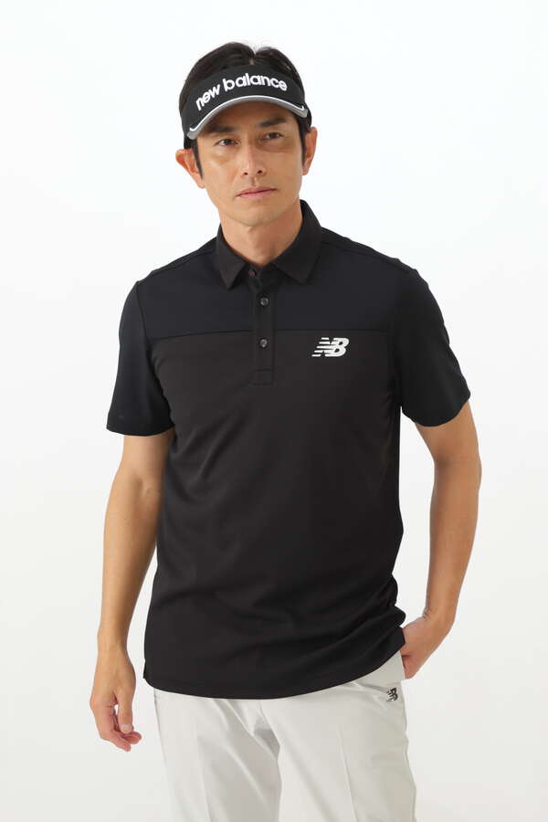 ハイテンション鹿の子×メッシュ 半袖 カラーシャツ (MENS WORLD)