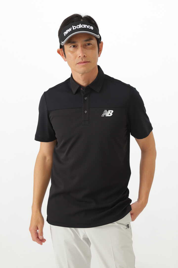 ハイテンション鹿の子×メッシュ 半袖 カラーシャツ (MENS WORLD)
