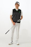 ハイテンション鹿の子×メッシュ 半袖 カラーシャツ (MENS WORLD)