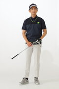 ハイテンション鹿の子×メッシュ 半袖 カラーシャツ (MENS WORLD)