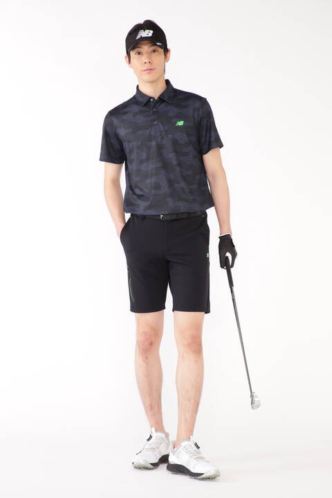 ロゴカモフラージュ 半袖 カラーシャツ (MENS SPORT)