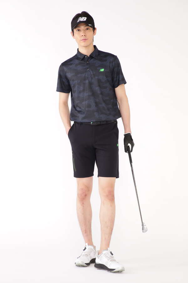 ロゴカモフラージュ 半袖 カラーシャツ (MENS SPORT)
