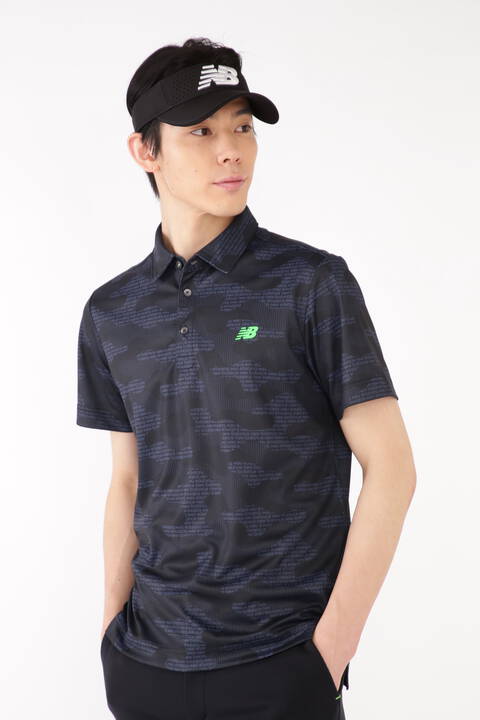 ロゴカモフラージュ 半袖 カラーシャツ (MENS SPORT)