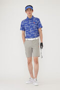 ロゴカモフラージュ 半袖 カラーシャツ (MENS SPORT)