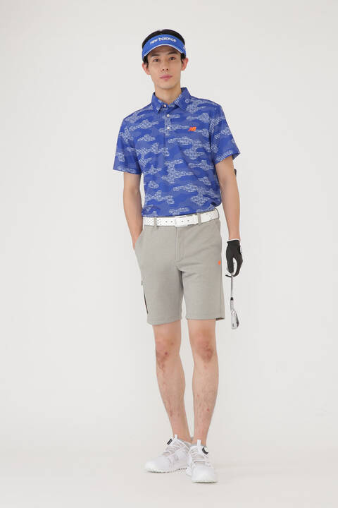 ロゴカモフラージュ 半袖 カラーシャツ (MENS SPORT)