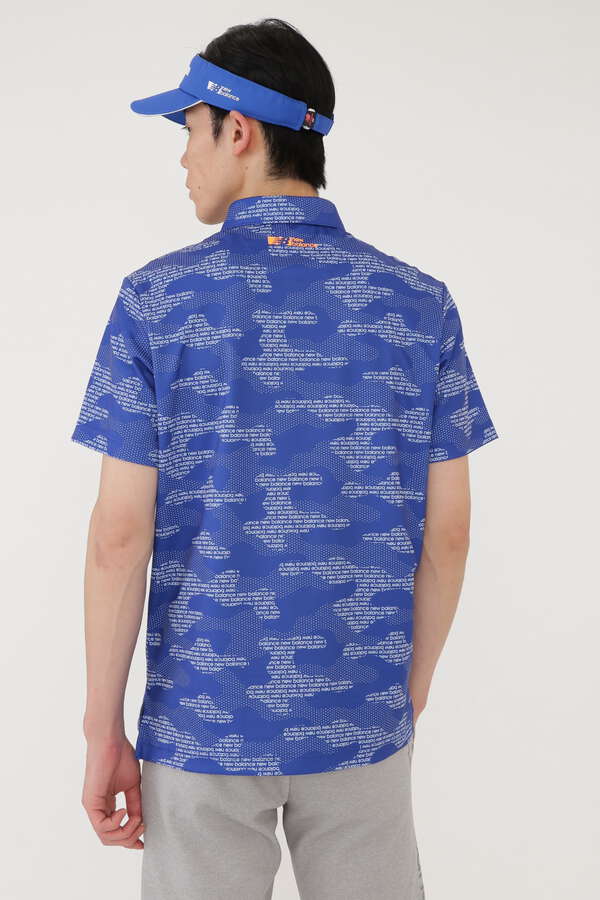 ロゴカモフラージュ 半袖 カラーシャツ (MENS SPORT)