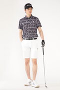 ブロックシャドーロゴ 半袖 カラーシャツ (MENS SPORT)