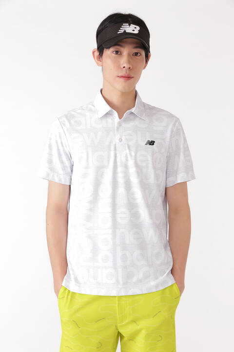 ブロックシャドーロゴ 半袖 カラーシャツ (MENS SPORT)
