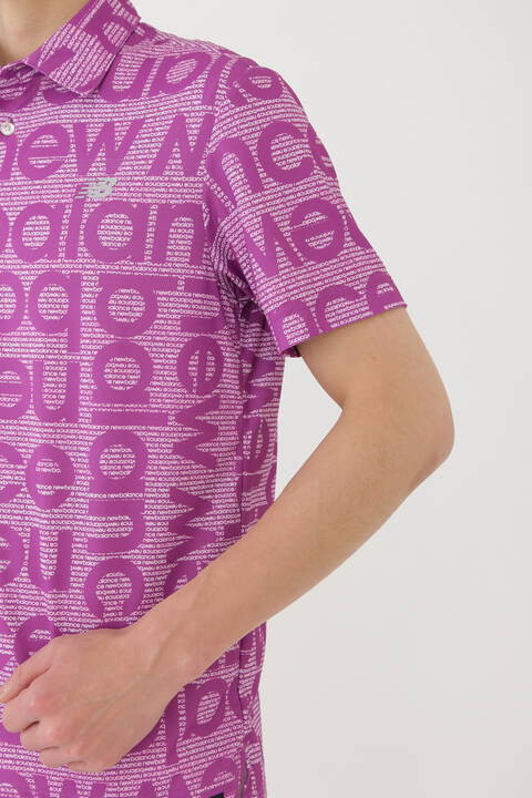 ブロックシャドーロゴ 半袖 カラーシャツ (MENS SPORT)