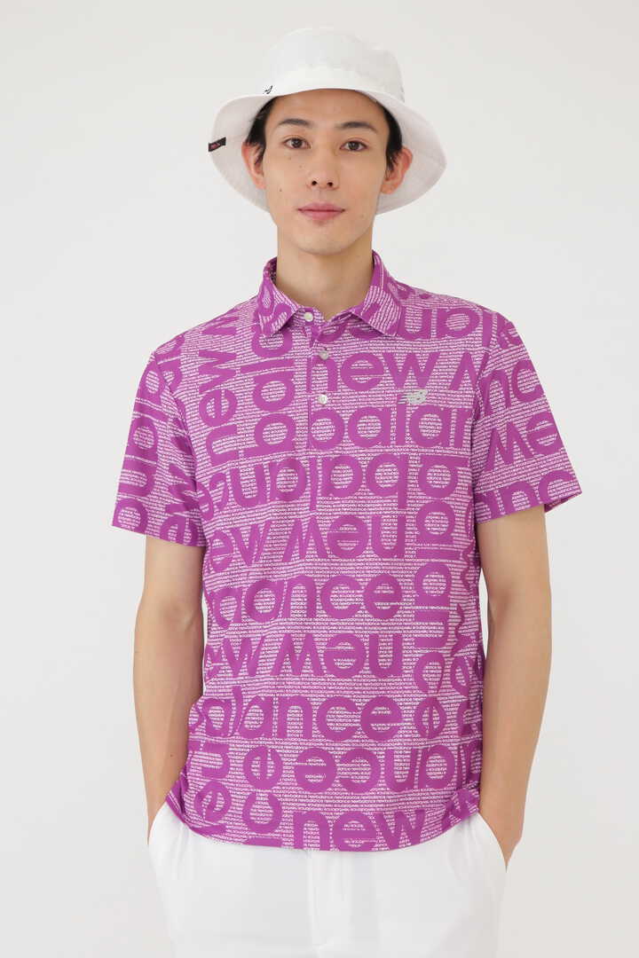 ブロックシャドーロゴ 半袖 カラーシャツ (MENS SPORT)