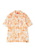 フラワー 半袖 オープン カラーシャツ (MENS METRO)