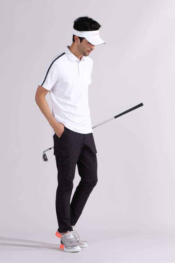 【直営店舗限定】トーナルクリアロゴ 半袖 カラーシャツ (MENS)