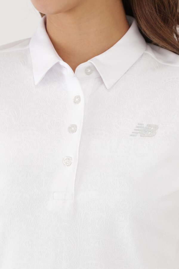 フラワーレース 半袖 カラーシャツ (WOMENS SPORT)