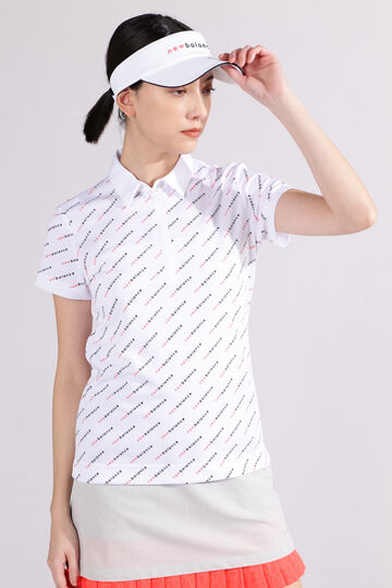 【直営店舗限定】バイアスロゴ 半袖 カラーシャツ (WOMENS)