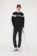 ボーダー×ロゴ×プレーン クルーネック ニット プルオーバー (MENS SPORT)