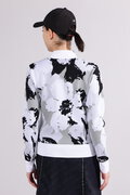 【直営店舗限定】ハイビスカス 長袖 モックネック ニット プルオーバー (WOMENS)