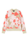 【直営店舗限定】ハイビスカス 長袖 モックネック ニット プルオーバー (WOMENS)