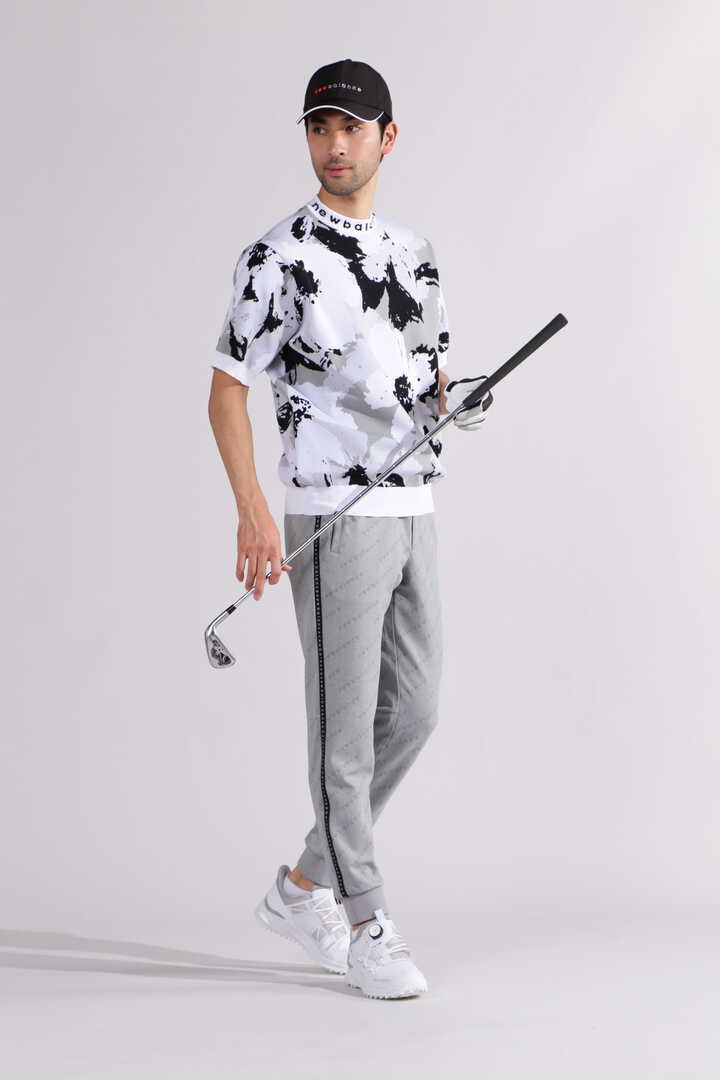 【直営店舗限定】ハイビスカス モックネック ニット プルオーバー (MENS)