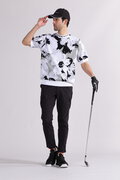 【直営店舗限定】ハイビスカス モックネック ニット プルオーバー (MENS)