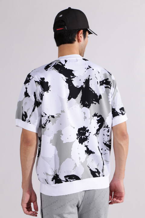 【直営店舗限定】ハイビスカス モックネック ニット プルオーバー (MENS)