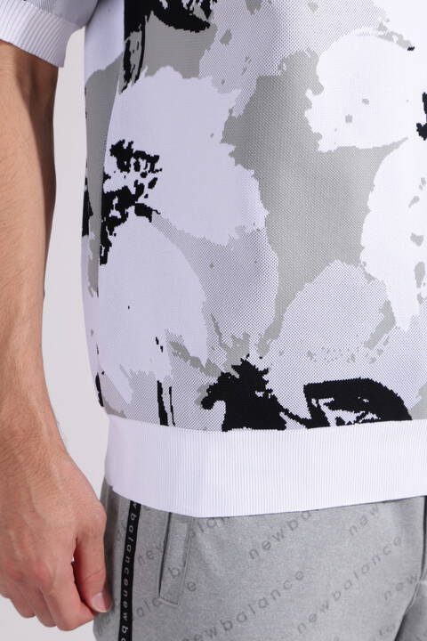【直営店舗限定】ハイビスカス モックネック ニット プルオーバー (MENS)