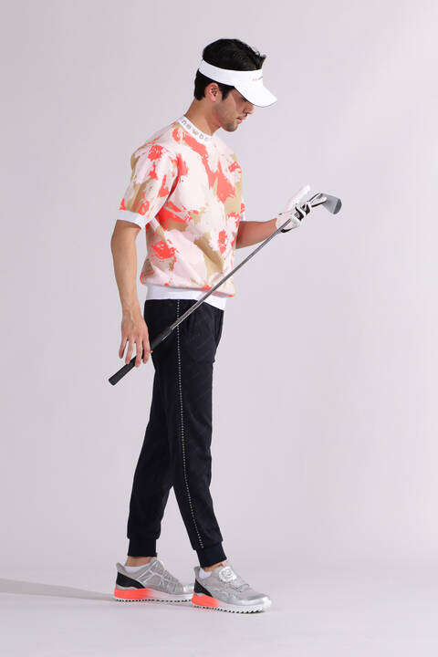 【直営店舗限定】ハイビスカス モックネック ニット プルオーバー (MENS)