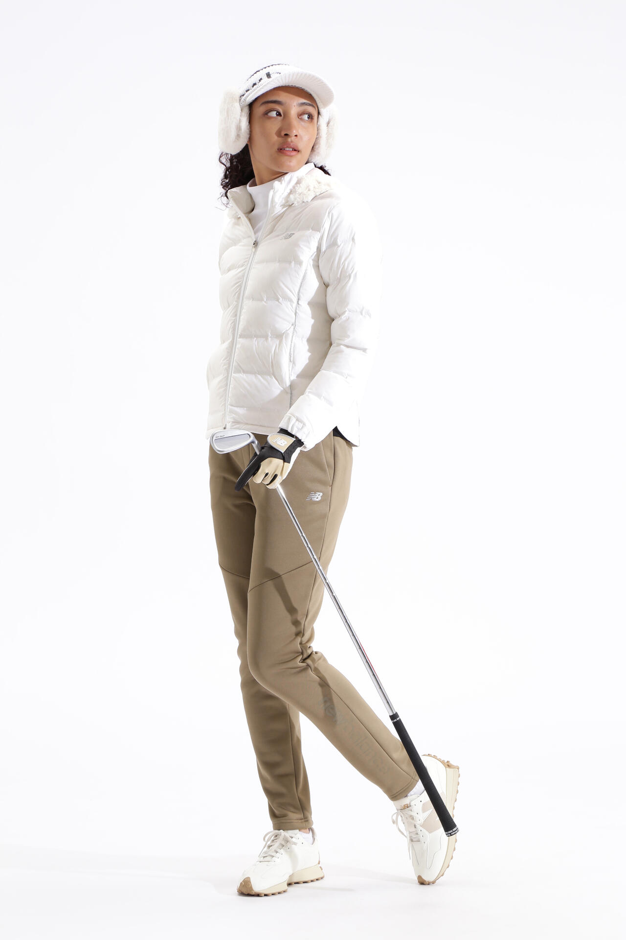 脱着ファーフード付き ライトダウン フルジップ ジャケット (WOMENS SPORT)