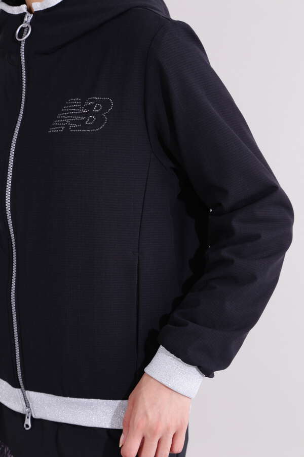 【直営店舗限定】後中心ボックスプリーツ フルジップ フーディー (WOMENS)