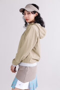 【直営店舗限定】後中心ボックスプリーツ フルジップ フーディー (WOMENS)