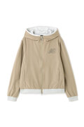 【直営店舗限定】後中心ボックスプリーツ フルジップ フーディー (WOMENS)