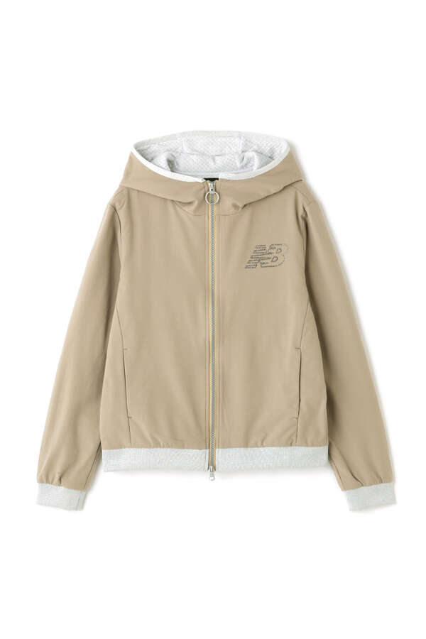 【直営店舗限定】後中心ボックスプリーツ フルジップ フーディー (WOMENS)