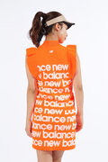 ボーダーシャドーロゴ フリル袖 モックネック プルオーバー (WOMENS SPORT)