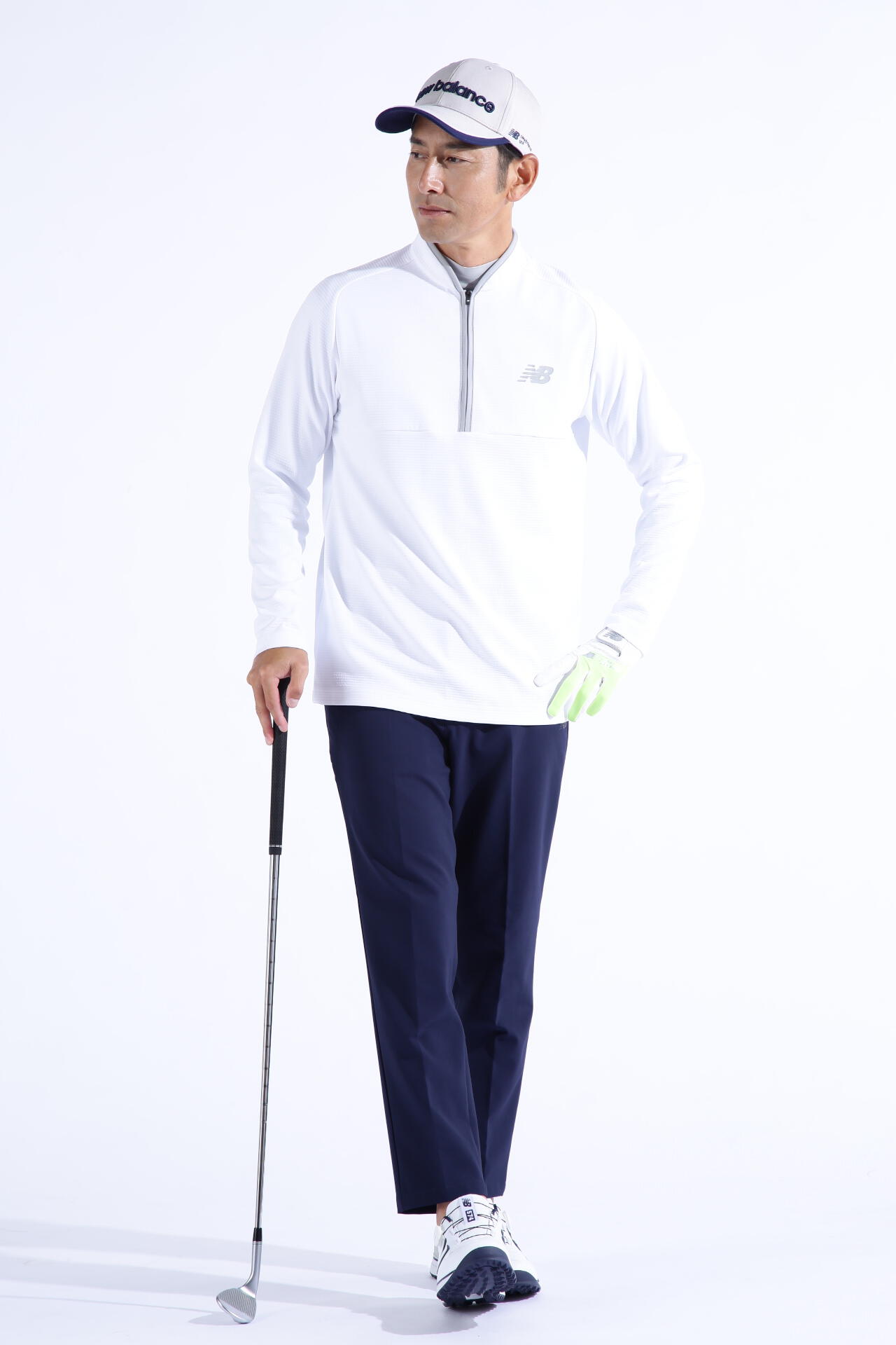 4WAYストレッチ 防透け UV クロップドパンツ (MENS WORLD)
