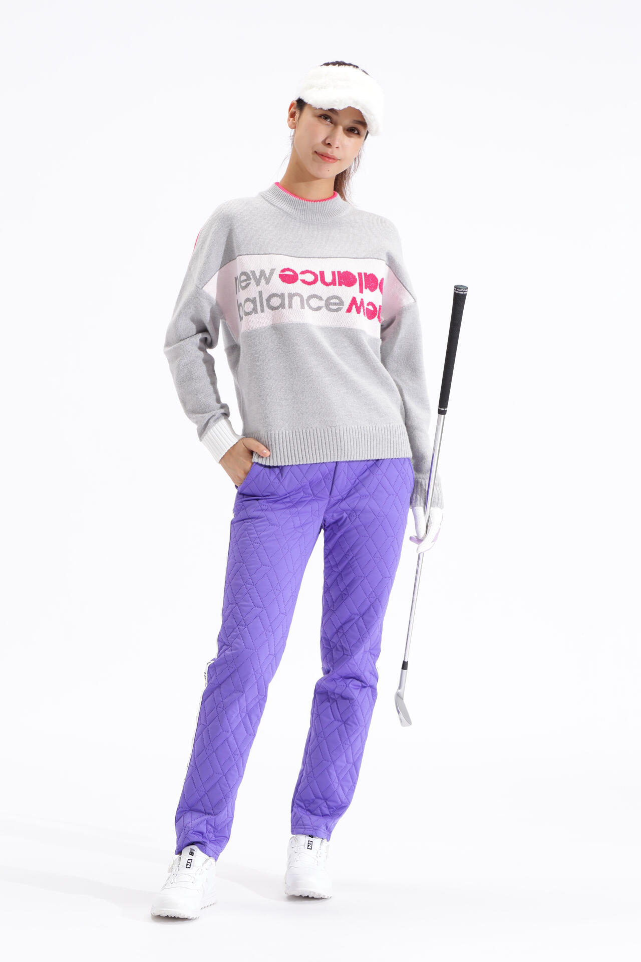 3Ｄダイヤキルト スリム ロングパンツ (WOMENS SPORT)