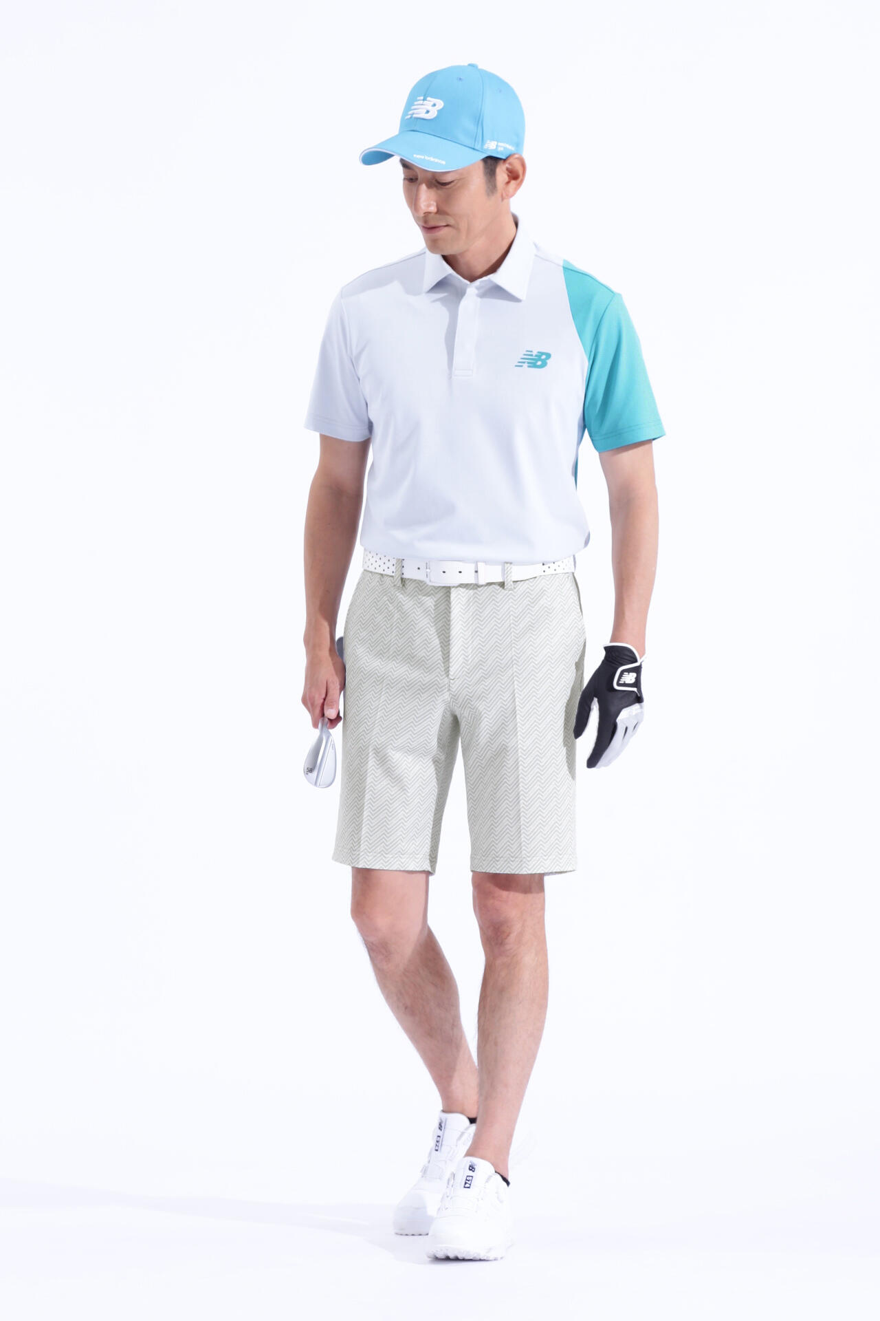 リフレクションボーダー ショートパンツ (MENS WORLD)