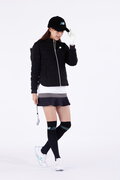 トリコロールカラー 裏起毛 中綿 スカート (WOMENS WORLD)