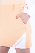 針抜きワッフル×ダンボールニット 裏起毛 スウェット スカート (WOMENS WORLD)