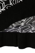スタンディングロゴ×片畦 ニットスカート (WOMENS SPORT)