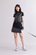 【直営店舗限定】ハイビスカス柄 プリーツスカート (WOMENS)