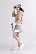 【直営店舗限定】ハイビスカス柄 プリーツスカート (WOMENS)