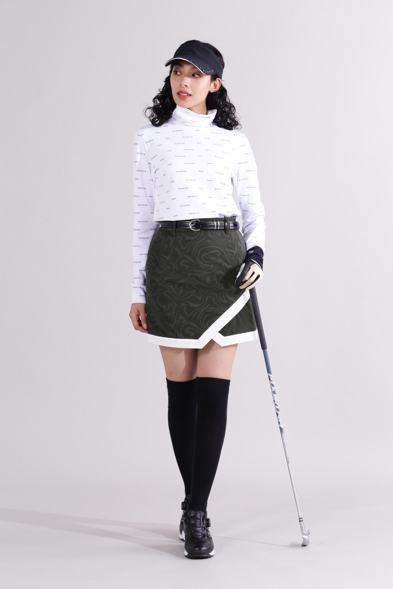 【直営店舗限定】マーブル柄 中綿 スカート (WOMENS)