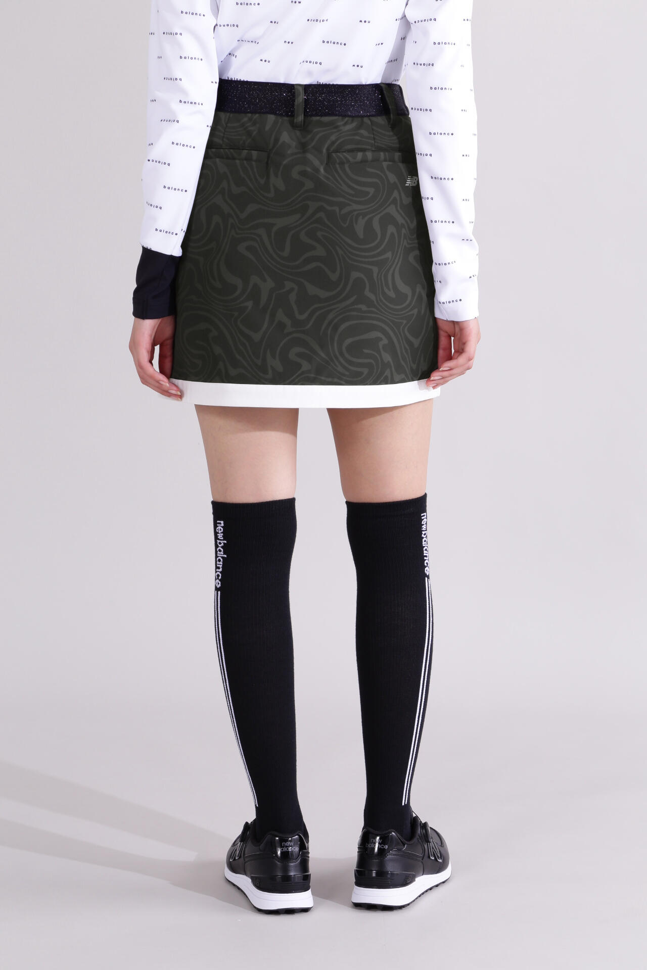 【直営店舗限定】マーブル柄 中綿 スカート (WOMENS)