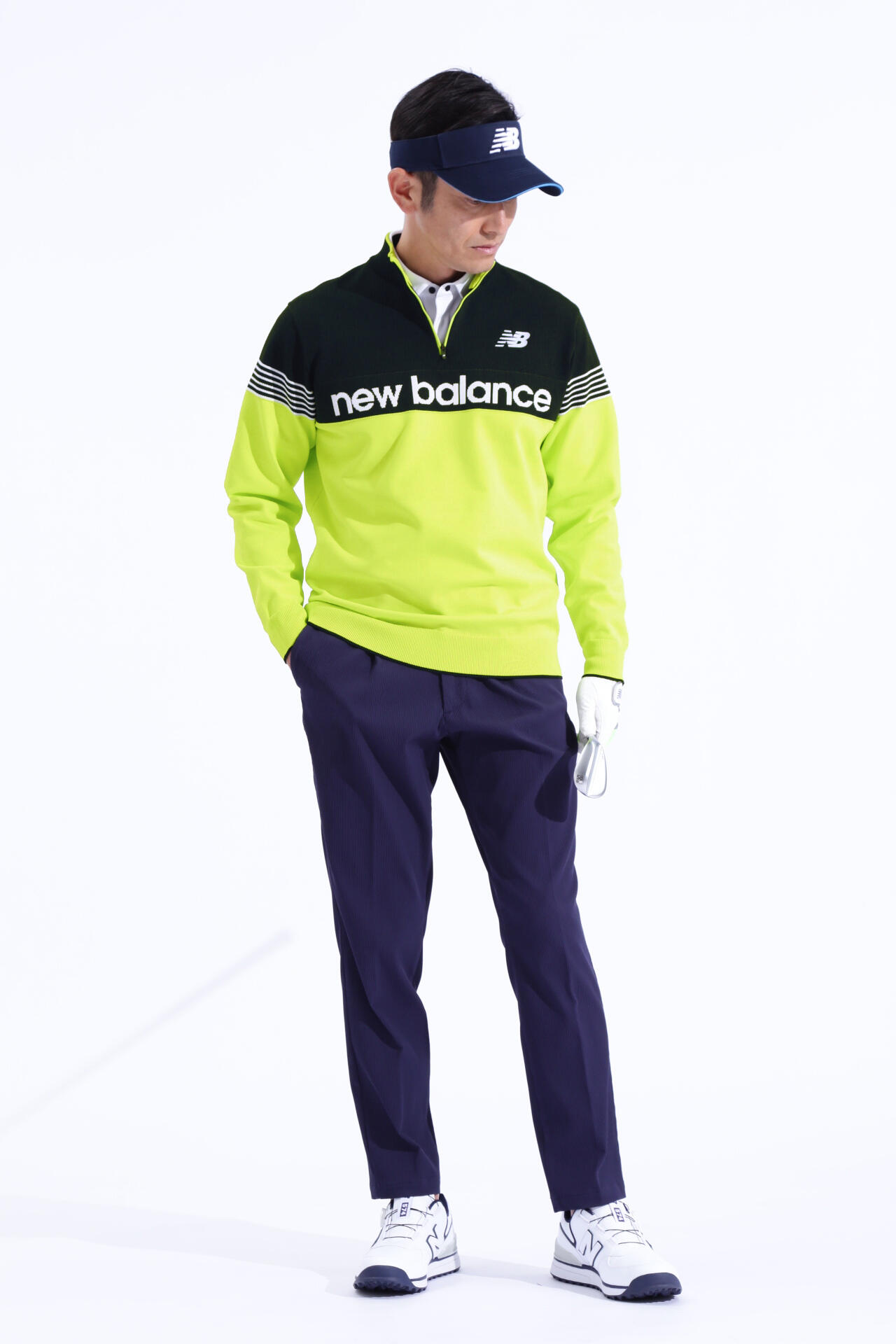ストレッチ ワンタック ワイド ロングパンツ (MENS WORLD)